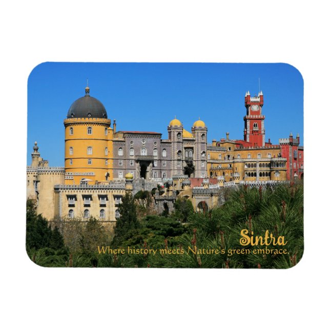 Ímã Foto de Fairytale Sintra Palace, em Portugal (Horizontal)