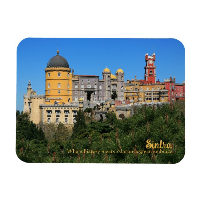 Ímã Foto de Fairytale Sintra Palace, em Portugal (Horizontal)