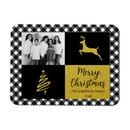 Ímã Foto de Feriado Dourado da Xadrez de Buffalo em Pr