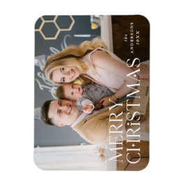 Ímã Foto de feriados felizes empilhados