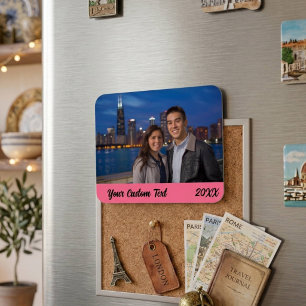 Ímã Foto de Férias da Família Personalizada para Gelad