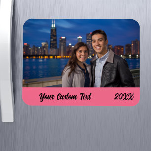 Ímã Foto de Férias da Família Personalizada para Gelad