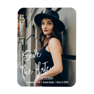 Ímã Foto De Festa de formatura De Script Personalizado