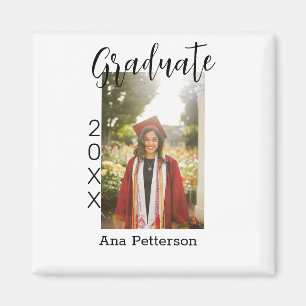 Imã foto de graduado clássico moderno adicionar ano no
