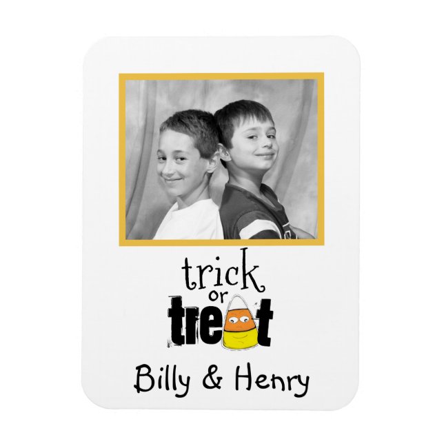 Ímã Foto de Halloween Furiosa de doce doce doce (Vertical)