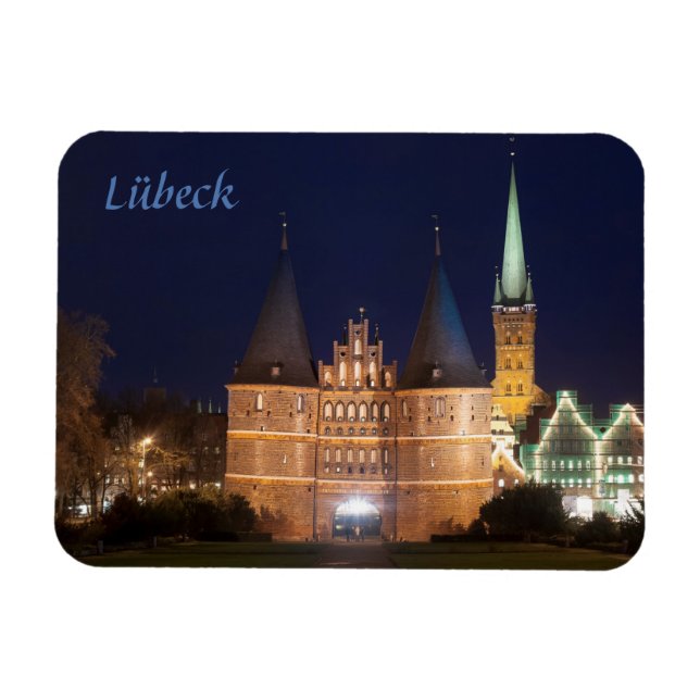 Ímã Foto de Lübeck (Horizontal)