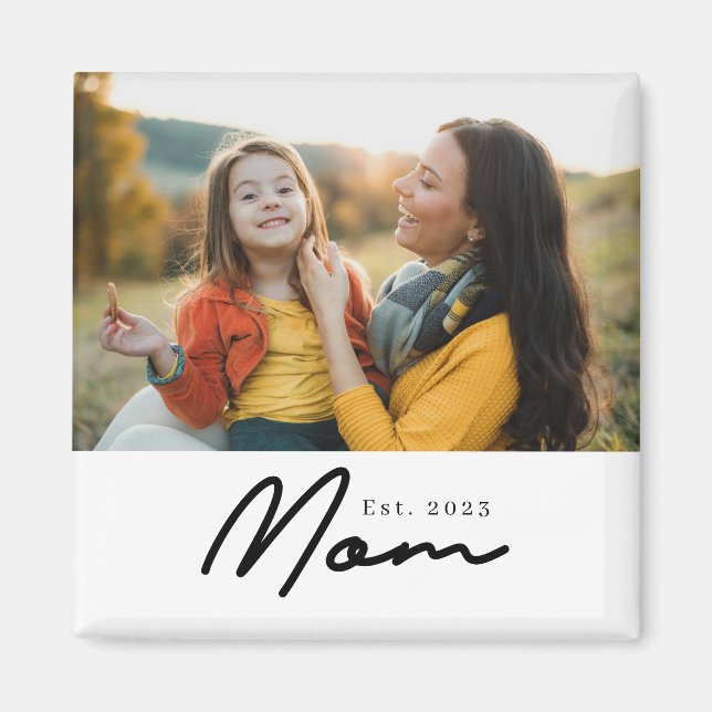 Imã Foto de Mãe Fundada (Frente)