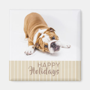 Imã Foto de Natal de Cachorro Puppy