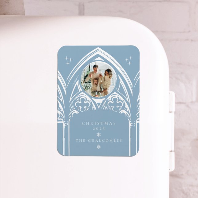 Ímã Foto de Natal de Fairytale de Inverno Gótico de Ne (Criador carregado)