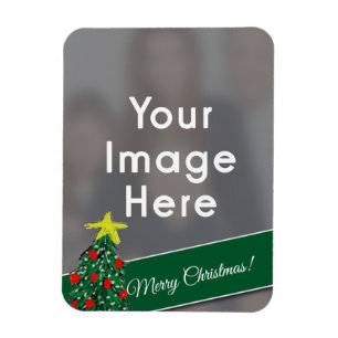 Ímã Foto de Natal Personalizada