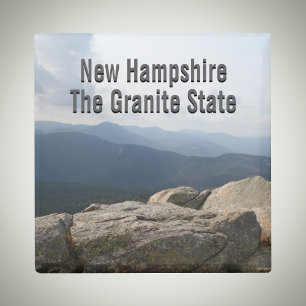 Imã Foto de New Hampshire Granite State Live Free or D