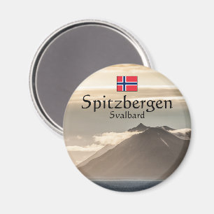 Imã Foto de Paisagem de Svalbard