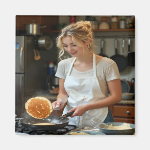 Imã Foto de Panquecas de Cozinha Personalizar