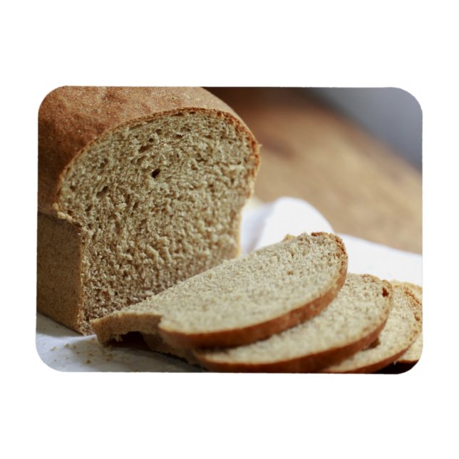 Ímã foto de Pão fatiado (Horizontal)