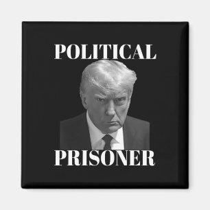 Imã Foto de preso de Donald J. Trump preto e branco