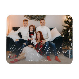 Ímã Foto de Script Moderno Feliz Natal