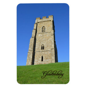 Ímã Foto de Somerset Inglaterra do Tor de Glastonbury