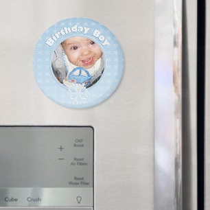 Imã Foto do Aniversário Boy Winter Onederland