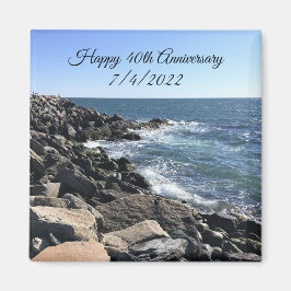 Imã Foto do Atlântico Blue 40º Aniversário