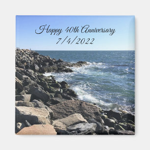 Imã Foto do Atlântico Blue 40º Aniversário