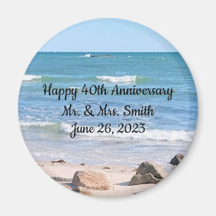 Imã Foto do Atlântico Shore 40º Aniversário