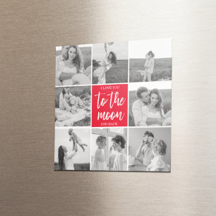 Imã Foto Do Casal De Colagem Moderna E A Cotação Da 