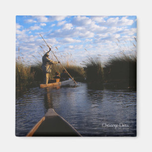 Imã Foto do delta de Okavango