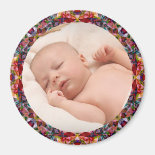 Imã Foto do presente do avô do Red Fall Frame Baby Gir