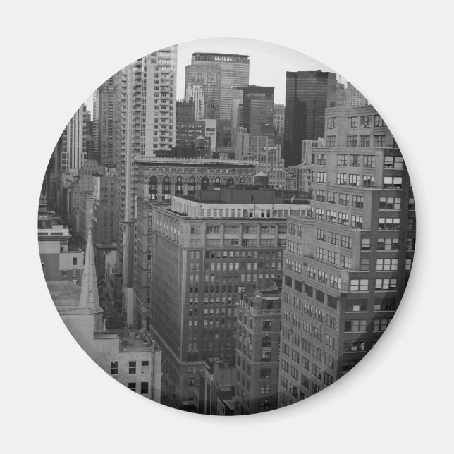 Imã Foto do Skyline NYC (Frente)