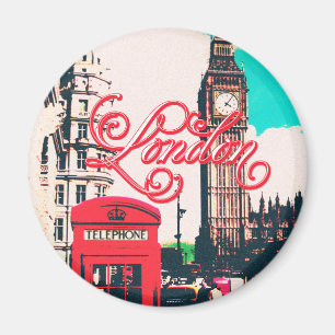 Imã Foto do vintage do marco de Londres