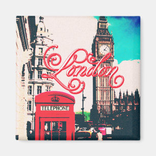 Imã Foto do vintage do marco de Londres