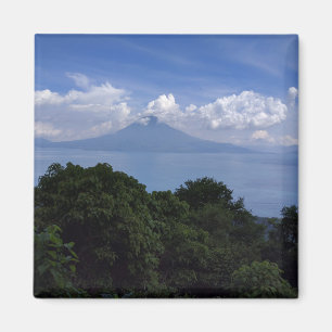 Imã Foto dos vulcões do lago Atitlan