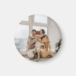 Imã Foto e texto personalizados Personalizados