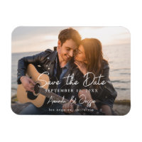 Foto - Escrita à Mão Horizontal Save the Date 3