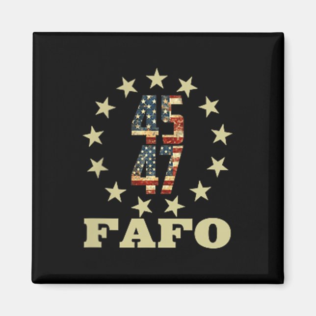 Imã Foto Fafo Trump Engraçada (Frente)