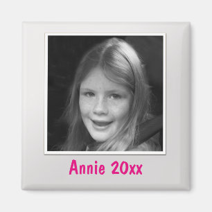 Imã Foto feita sob encomenda e texto do cumprimento de