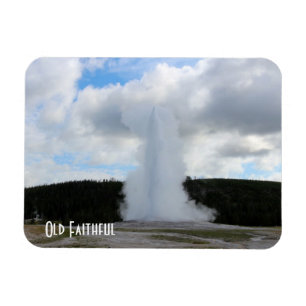 Ímã Foto fiel velha em Yellowstone