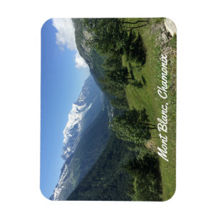 Ímã Foto flexível do Magnet Mont Blanc chamonix