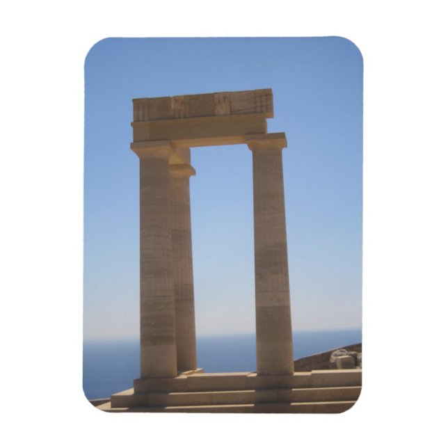 Ímã Foto flexível do templo grego (Vertical)