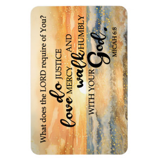 Ímã Foto flexível Magnet-Micah 6:8