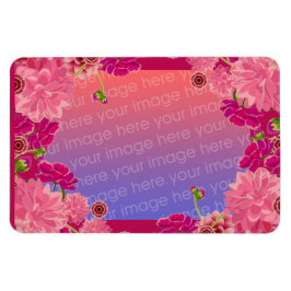 Ímã Foto floral magenta