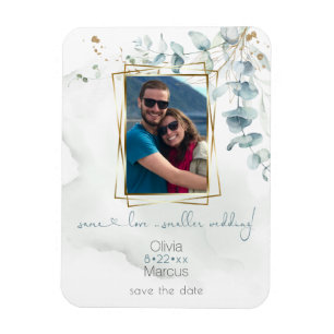 Ímã Foto Floral Quadro Dusty Eucalipto Verde