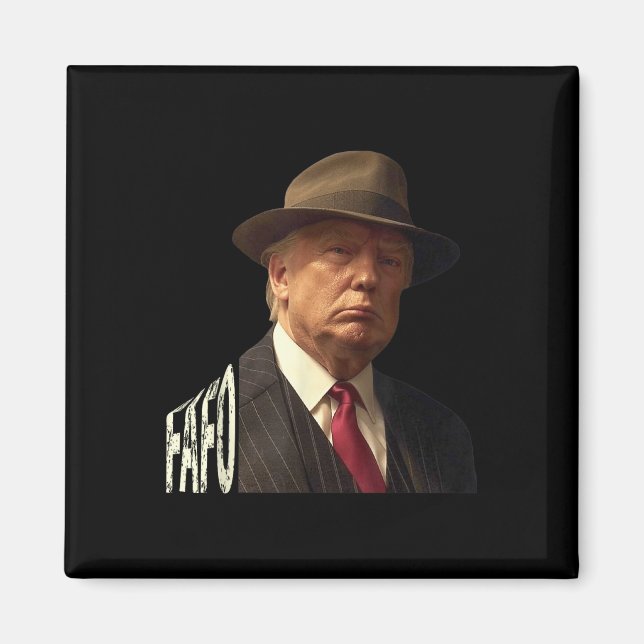 Imã Foto Funny Fafo Trump _1 (Frente)