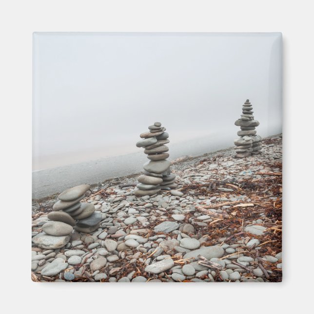 Imã foto inukshuk (Frente)