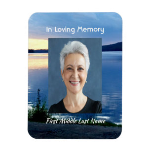 Ímã Foto Memorial Prayer Lake Sunrise Nature