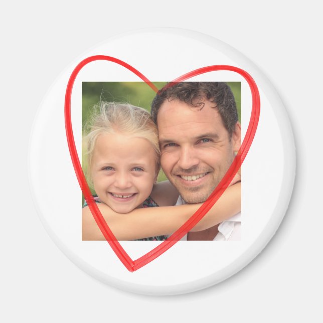 Imã Foto mit Herz (Frente)