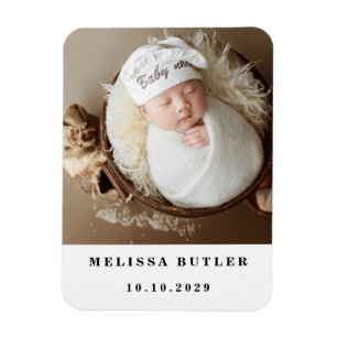 Ímã Foto Moderna Personalizada de Bebê