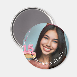 Imã Foto Nombre Fiesta de Quince Años