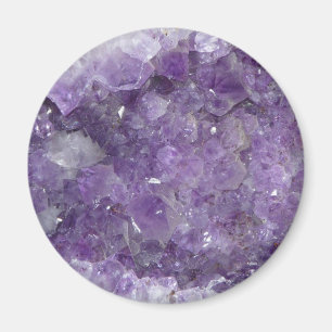 Imã Foto nova Amethyst do conjunto da cura de cristal