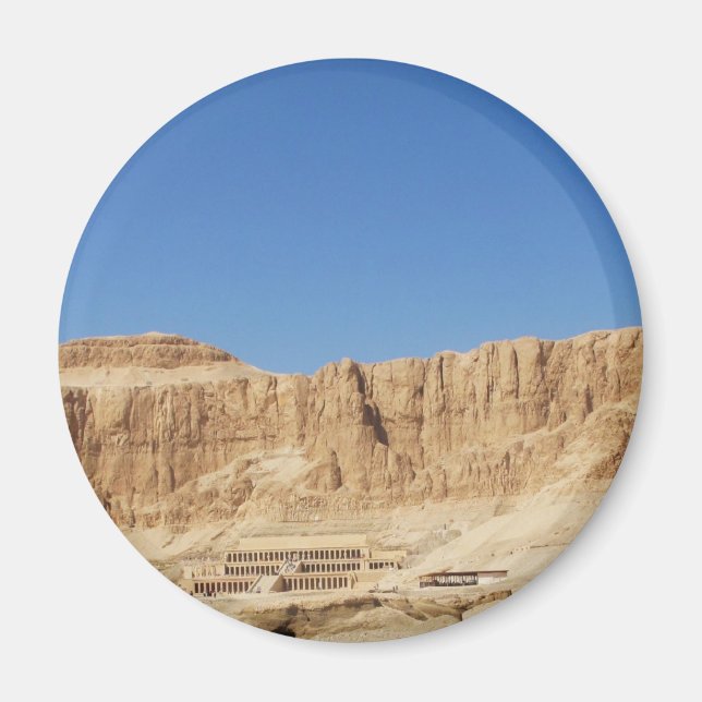 Imã Foto panorâmica do templo Hatshepsut (Frente)